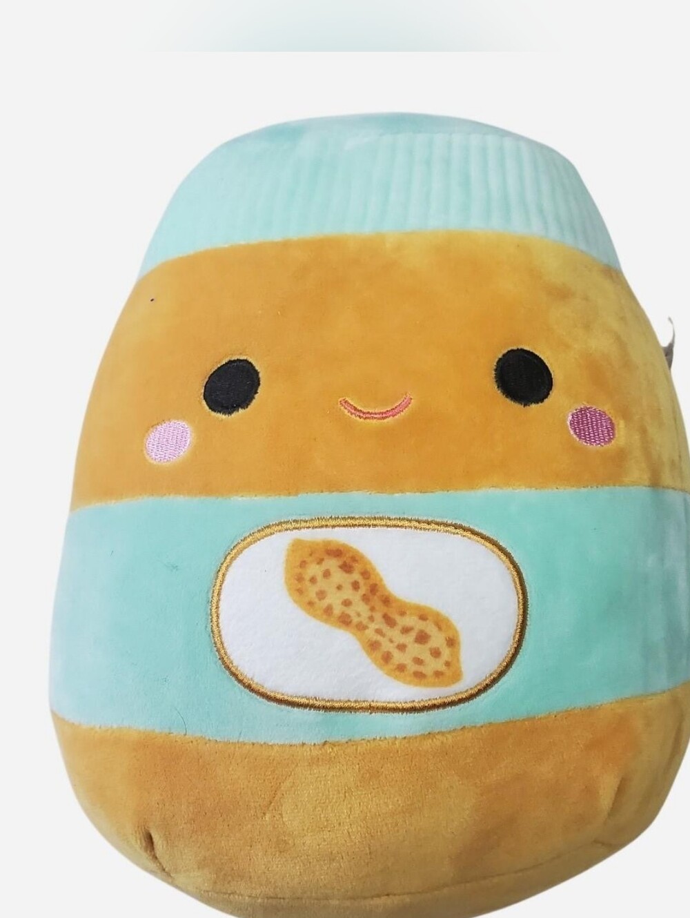Squishmallows Peanut Butter Plush Toy 8" Antoine Blush Cheeks NWT Kawaii Stuffed